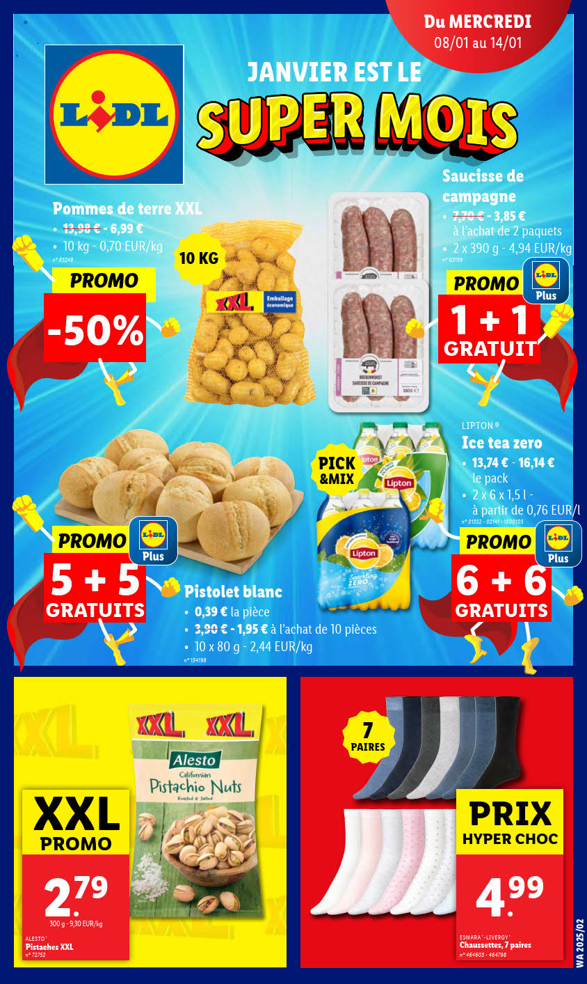 Lidl folder valable du 08 janvier au 14 janvier Brochurepromo.be